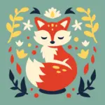 Fox Folk Art Shadow Box SVG, 3D Layered Paper Cut Template (Digital Download) - Image 4