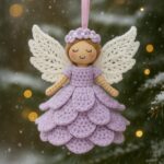 Crochet Angel Ornament PDF Pattern, Christmas Amigurumi Tree Decor (Digital Download) - Image 11