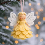 Crochet Angel Ornament PDF Pattern, Christmas Amigurumi Tree Decor (Digital Download) - Image 12
