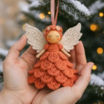 Crochet Angel Ornament PDF Pattern, Christmas Amigurumi Tree Decor (Digital Download) - Image 13