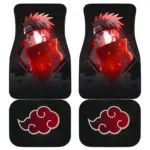 Akatsuki Naruto Car Floor Mats, Anime Car Accessories