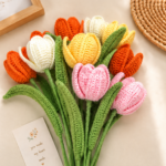 Tulip Bouquet Crochet Pattern PDF, Crochet Flower Pattern, Tulip Flowers, Floral Arrangement, Digital Download - Image 6