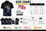 Jotaro Kujo Shirt, JoJo Anime Tee, Stardust Crusaders Graphic T-Shirt, Retro Japanese Manga Streetwear, Anime Fan Gift - Image 5