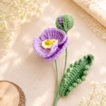 Poppy Flower Crochet Pattern PDF, Crochet Flower Pattern, Poppy Bouquet, Floral Arrangement, Digital Download - Image 3