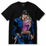 Jotaro Kujo Shirt, JoJo Anime Tee, Stardust Crusaders Graphic T-Shirt, Retro Japanese Manga Streetwear, Anime Fan Gift - Image 3