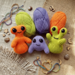 My Mini Monsters Amigurumi Pattern PDF – Kawaii Crochet Creatures, DIY Plush Toy Set