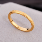 Minimalist Stackable Rings Set for Women – Luxe Jewelry Glitter Thin Band Rings, Gold Silver Rose Gold Stainless Steel Rings, Dainty Wedding Band, Everyday Fashion Jewelry Gift for Her - Image 2