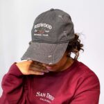 Redwood embroidered hat vintage, vintage baseball cap - Image 4