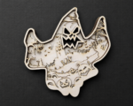 Halloween Cat Papercut SVG, Layered Cat Shadow Box Design, Spooky Haunted House Laser Cut File, Pumpkin Bat Cricut SVG, Glowforge Template - Image 4