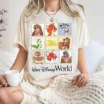 Vintage Disney World Fox and the Hound shirt, retro Disney character t-shirt, dog lover t-shirt, birthday gift shirt, Disney family trip