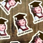 Graduation Gift, Custom Graduation Party Decoration, Alumni Stickers, Personalized Graduation Favors, Confetti or Stickers with Photo - Image 5