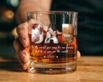 Personalized Fathers Day Gift, Custom Photo DAD Whiskey Glass for Dad, Custom Dad Whiskey Glass with Photo, Dad Gift from Kids or Wife