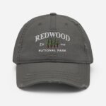 Redwood embroidered hat vintage, vintage baseball cap - Image 8
