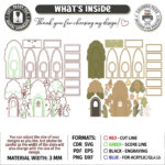 Laser Cut Kids Night Light SVG Bundle, 3D Nursery Lamp Files, Glowforge Cricut DIY Baby Room Decor - Image 11