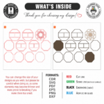 Wooden Jewelry Box Laser Cut Bundle, SVG DXF PDF Files, Glowforge Cricut Jewelry Storage Templates - Image 14
