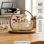Wooden Summer Display Stand SVG Bundle, Laser Cut Seasonal Decorations, Glowforge Cricut Templates - Image 13