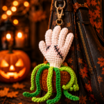 Zombie Hand Hanging Basket Crochet Pattern PDF, Halloween Crochet Decor, Spooky Amigurumi Plant, Gothic Home Decor - Image 5