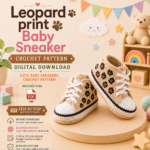 Baby Sneakers Crochet Pattern PDF, Crochet Baby Booties Pattern, High Top Baby Shoes Tutorial, Beginner Crochet Pattern, Instant Digital Download