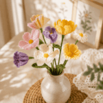 Cosmos Crochet Pattern PDF, Crochet Flower Bouquet Pattern, Cosmos Flower Crochet, DIY Floral Gift, Beginner Crochet Pattern - Image 6