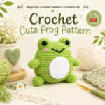 Easy Crochet Frog Pattern PDF – Beginner Amigurumi Tutorial, DIY Handmade Toy, Instant Download Crochet Pattern - Image 2