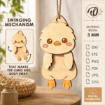 Laser Cut Hanging Stress Relief Toys Bundle – Fidget & Sensory Toys, Anti-Anxiety Gift - Image 11