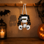 Halloween Spider Crochet Pattern, Spooky Hanging Basket Decor, Car Hanging Ornament PDF - Image 5