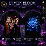 Anime Graphic T-Shirt, Douma Inspired Shirt, Demon Slayer Fan Gift, Japanese Manga Tee, Unisex Streetwear Shirt, Anime Lover Present