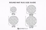 3D Koi Pond Round Rug, Zen Garden Optical Illusion Rug, Japanese Koi Fish Round Area Rug, Water Lily Meditation Decor Carpet - Image 2