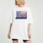250 Years of Freedom Shirt, Patriotic USA Graphic Tee, Vintage American Flag Shirt, Fourth of July T-Shirt - Image 4