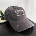 Redwood embroidered hat vintage, vintage baseball cap - Image 2