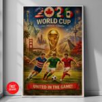 World Cup Poster Print 2026, Soccer Football World Cup Poster 2026, Soccer Gift, Soccer Wall Art, Vintage World Cup Soccer Poster - Image 2