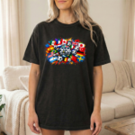 2026 World Cup Graphic T-Shirt – Colorful Soccer Flags Design - Image 2