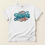 Happy Father's Day Shirt, Retro Typography Dad T-Shirt, Vintage Father’s Day Gift, Funny Dad Tee, Gift for Dad, Husband, Grandpa, Men’s Graphic Tee, Cool Dad Shirt