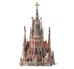 PaperCraft kit Sagrada Família Gaudi 3d paper model crafting PDF plans DIY template - Image 6