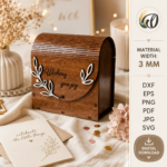 Laser Cut Gift Box Bundle, 3D SVG Box Templates, Cricut & Silhouette Files, Printable Packaging Design, DIY Gift Box - Image 7