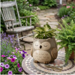 Cute Owl Planter Pot STL File, Owl Succulent Planter 3D Print, Kawaii Animal Plant Pot, Small Indoor Garden Decor, DIY Gift Idea Instant Download - Image 3