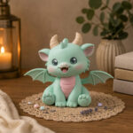 Baby Dragon STL File, Cute Fantasy Dragon 3D Print, Articulated Dragon Toy, Kawaii Dragon Model, Desk Decor, Gift for Dragon Lovers, Instant Download - Image 2