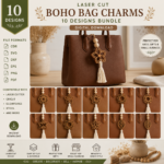 Flower Bag Tags Laser Cut Bundle