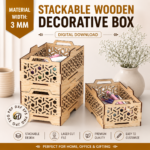 Wooden Laser Cut Box Bundle - Image 3