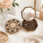 Wooden Jewelry Box Laser Cut Bundle, SVG DXF PDF Files, Glowforge Cricut Jewelry Storage Templates - Image 4
