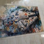 Millennium Falcon Rug: Colorful Star Wars Pattern - Image 9