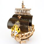 Bundle pirate ship The Pirate Ship of Spades and a thousand suns, digital file, laser cut, OP, 3mm, 3d wooden puzzle, svg. - Image 7