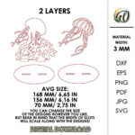 Wooden Summer Display Stand SVG Bundle, Laser Cut Seasonal Decorations, Glowforge Cricut Templates - Image 3