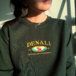 Denali National Park Sweatshirt embroidered, Alaska vintage crewneck, Alaska trip gift, unisex - Image 4