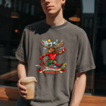 MAPLE Canada 2026 Soccer Mascot T-Shirt – Moose Football Fan Graphic Tee, Canadian World Tournament Shirt, Retro Sports Unisex Tee - Image 4