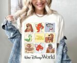 Vintage Disney World Fox and the Hound shirt, retro Disney character t-shirt, dog lover t-shirt, birthday gift shirt, Disney family trip - Image 3