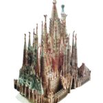 PaperCraft kit Sagrada Família Gaudi 3d paper model crafting PDF plans DIY template - Image 7