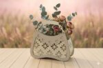 Floral Purse Basket Laser Cut Files Bundle - Image 5