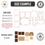 Laser Cut Swing Planter SVG Bundle, Wooden Hanging Plant Pot Files, Glowforge Cricut DIY Decor - Image 4