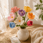 Cosmos Crochet Pattern PDF, Crochet Flower Bouquet Pattern, Cosmos Flower Crochet, DIY Floral Gift, Beginner Crochet Pattern - Image 5
